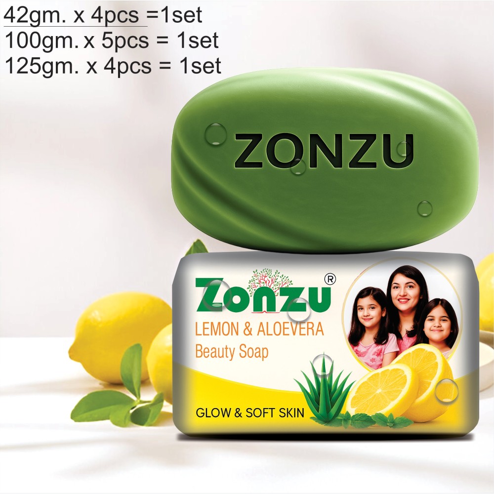 Zonzu Lemon & Aloevera Soap